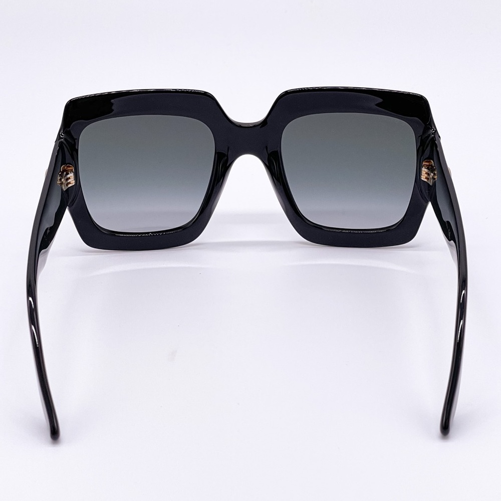 NEW GUCCI GG0053S 001 BLACK SQUARE WOMEN’S SUNGLASSES GUCCI GG0053SN 001 - Picture 7 of 12